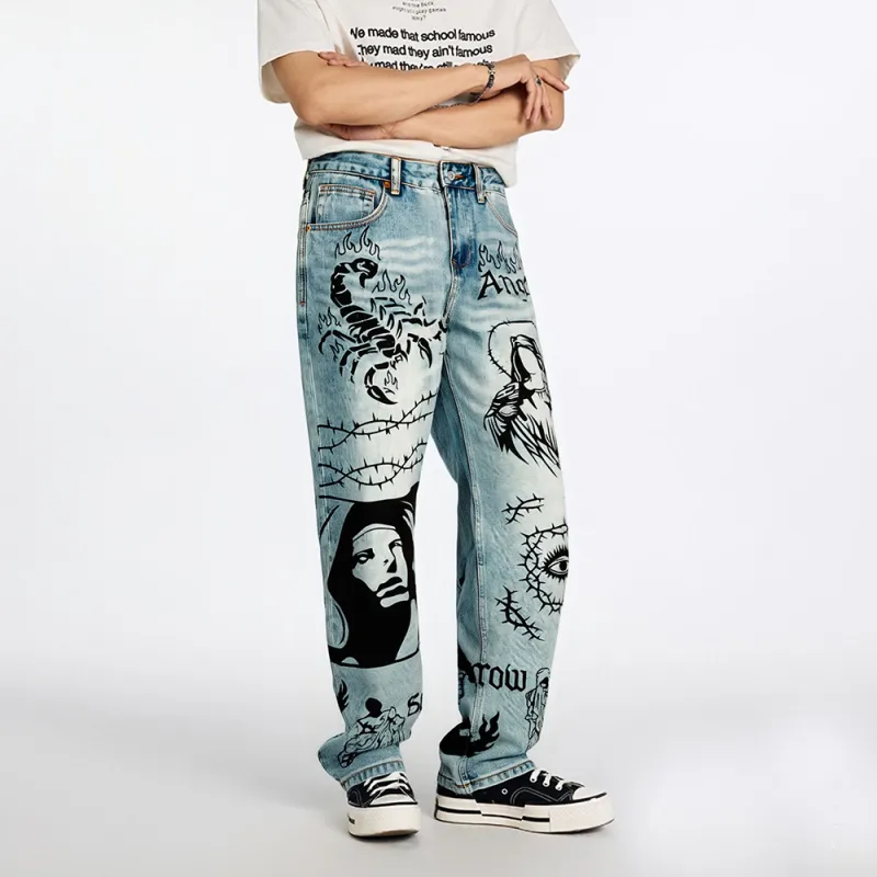 SANTASTIC Jeans Men Blue-3