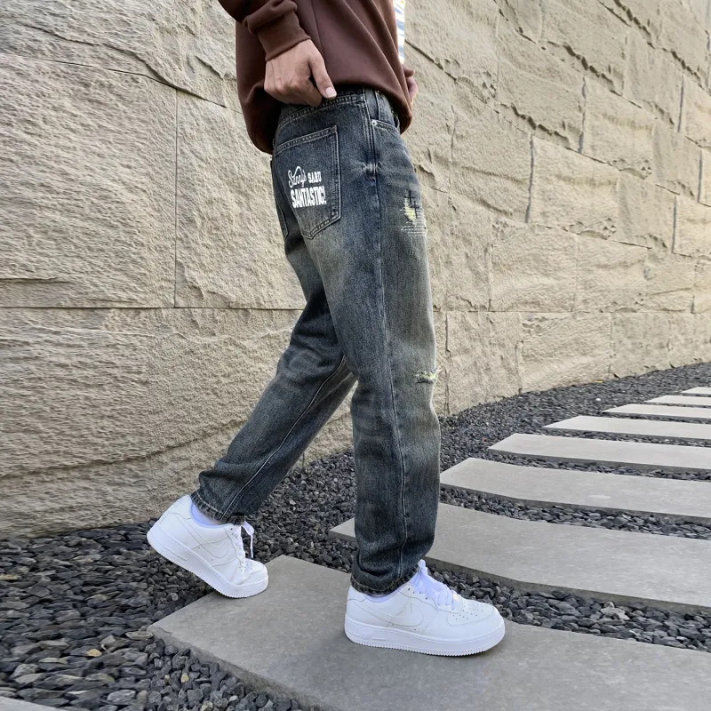 SANTASTIC Jeans Men Blue-4