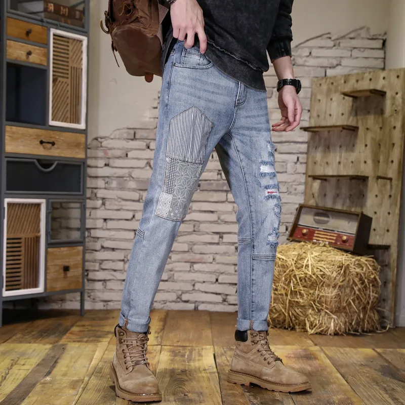 SANTASTIC Jeans Men's Light Blue-4