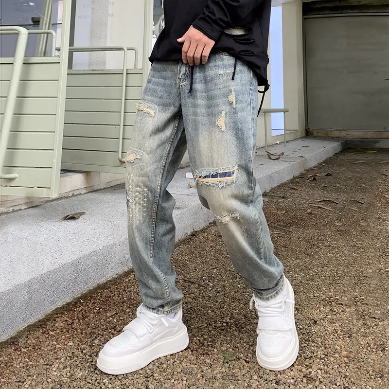 SANTASTIC Jeans Men's Vintage Blue-4
