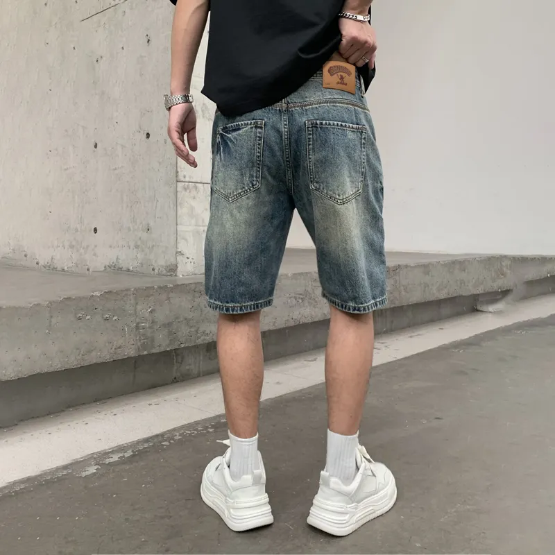 SANTASTIC Denim Shorts Men's Blue-7
