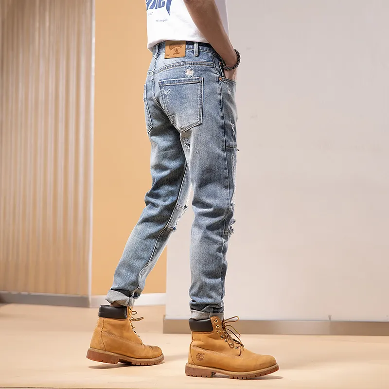 SANTASTIC Jeans Men Blue-7