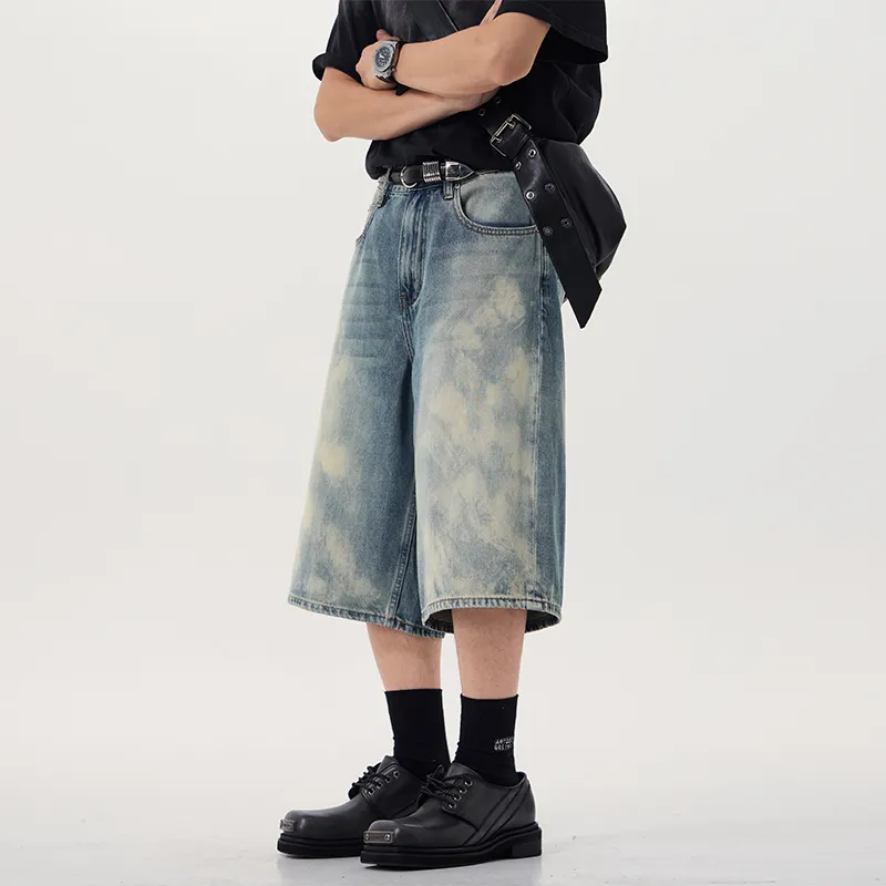 SANTASTIC Denim Shorts Unisex Nostalgic Blue-6