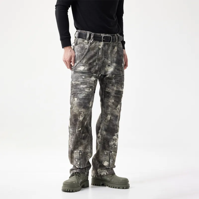 SANTASTIC Jeans Men's Green Camouflage-4