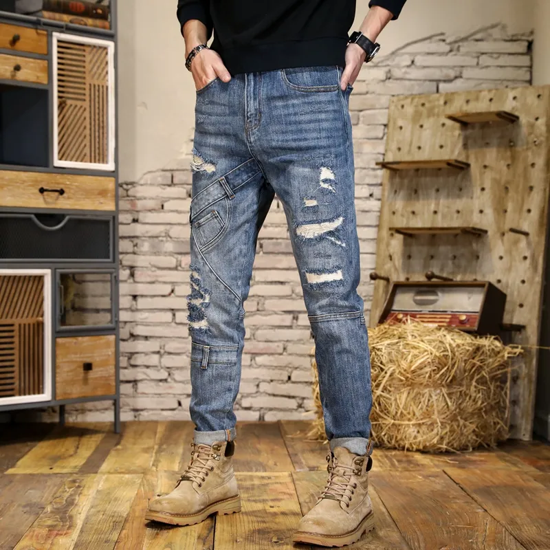 SANTASTIC Jeans Men Blue-4