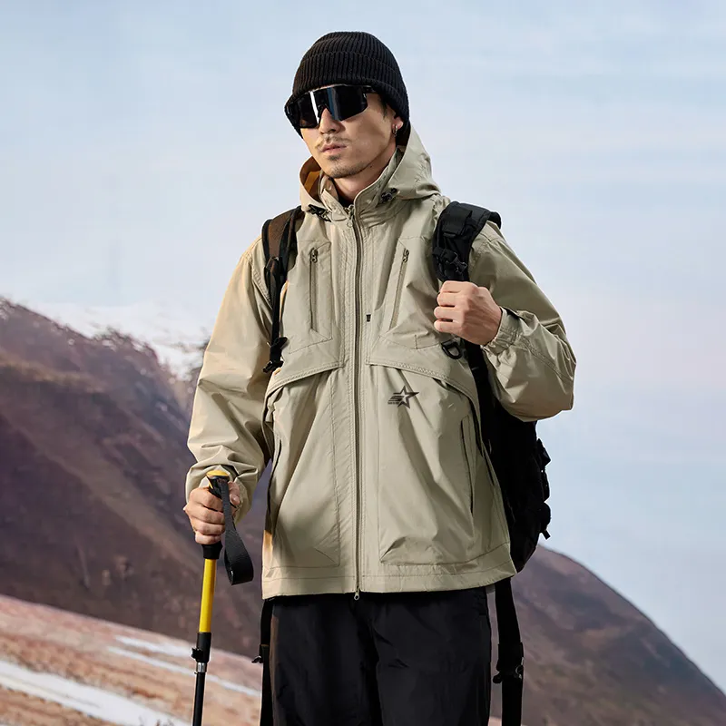 SANTASTIC Waterproof, Windproof, And Water Repellent Windbreaker Jacket Unisex-5