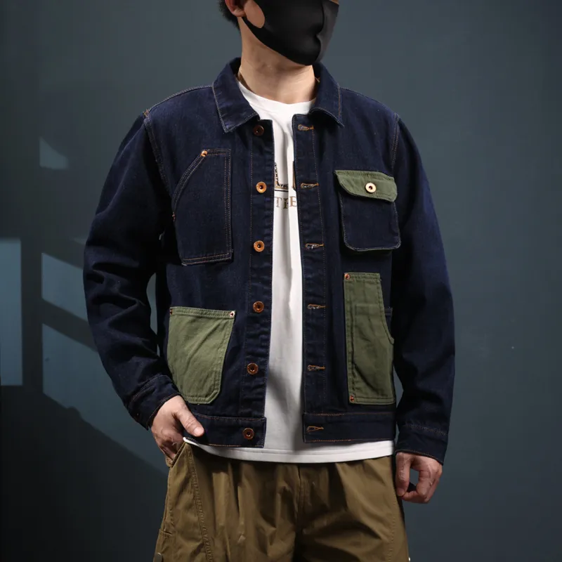 SANTASTIC Denim Jacket Men's Blue-3