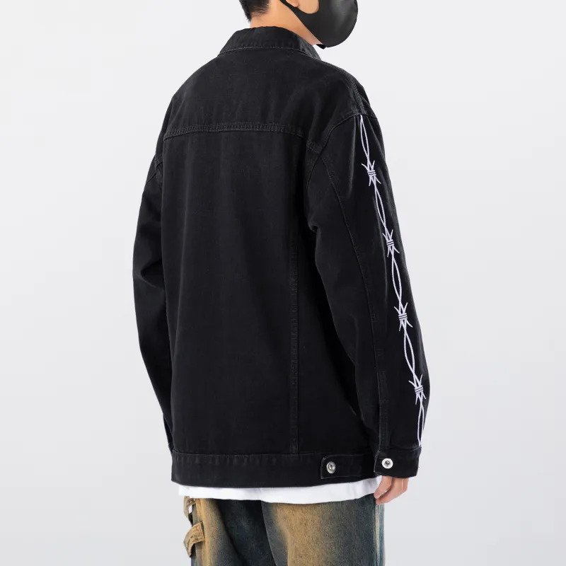SANTASTIC Denim Jackets Men-5