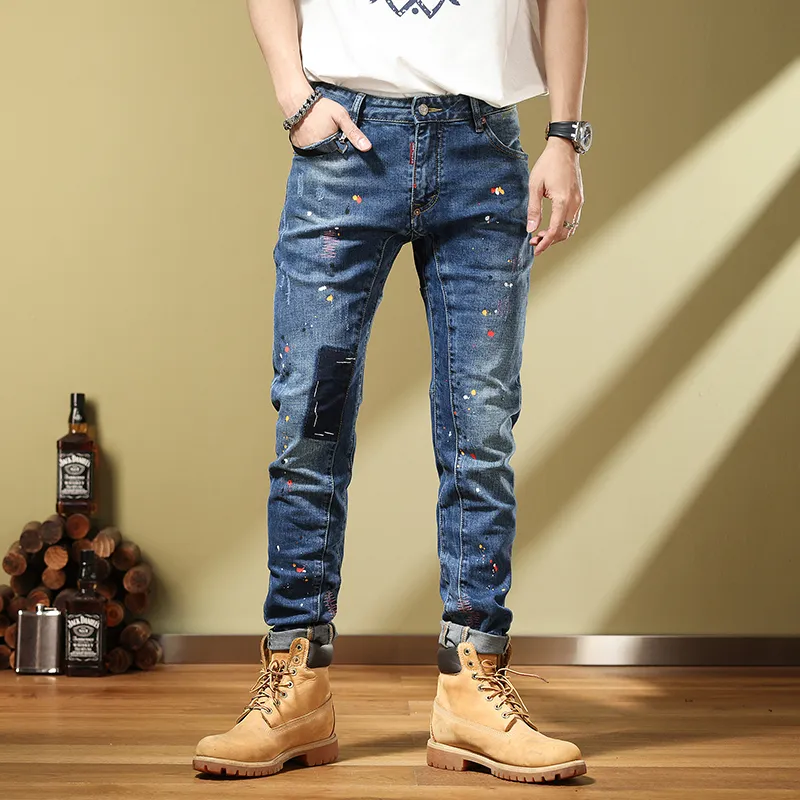 SANTASTIC Jeans Men Blue-4