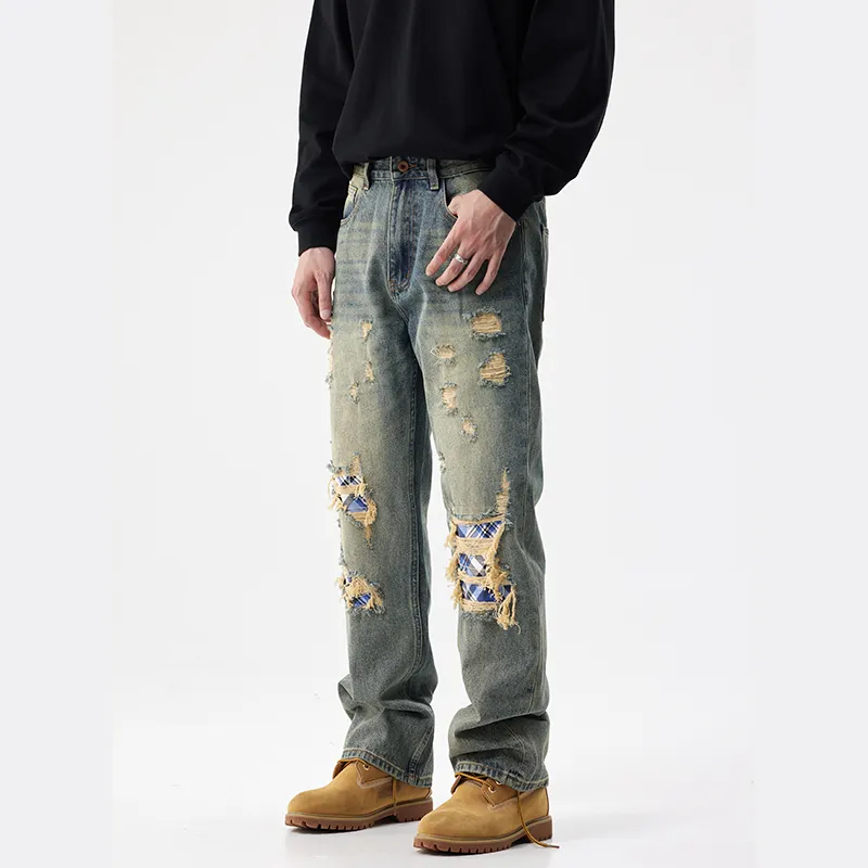 SANTASTIC Jeans Men's Vintage Blue-4