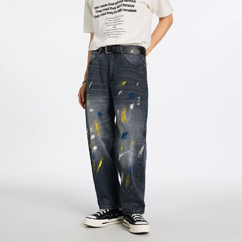 SANTASTIC Jeans Men Black Gray Color-4