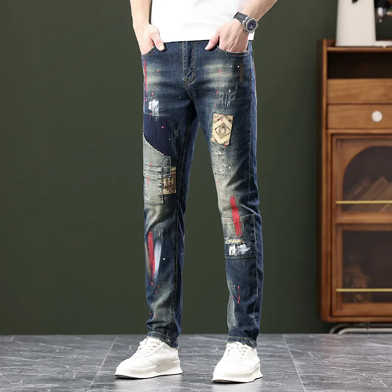 SANTASTIC Jeans Men's Dark Blue-4