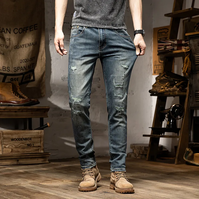 SANTASTIC Jeans Men's Vintage Blue-3