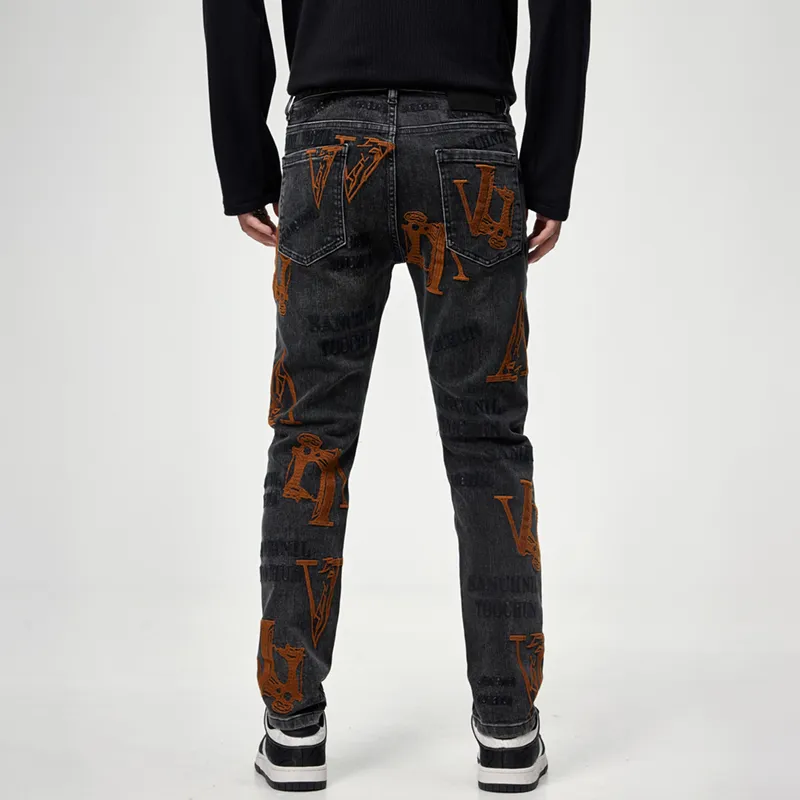 SANTASTIC Jeans Men's Black Gray-6
