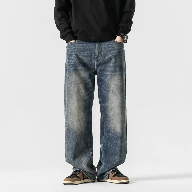 SANTASTIC Jeans Men's Gradient Blue-green-2