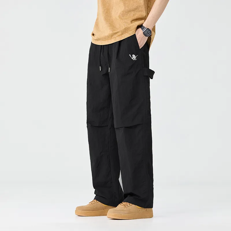 SANTASTIC Casual Pants Unisex Black-4