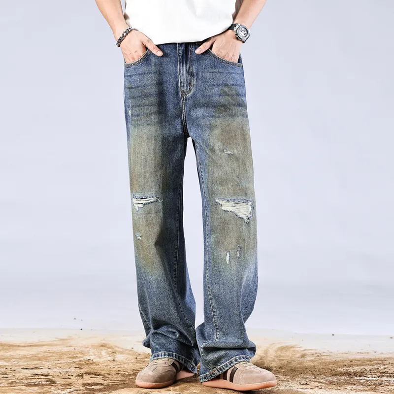 SANTASTIC Jeans Unisex Distressed Pants-5