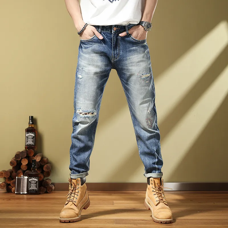 SANTASTIC Jeans Men Blue-7