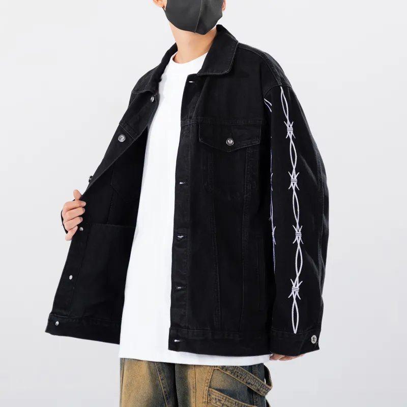 SANTASTIC Denim Jackets Men-9