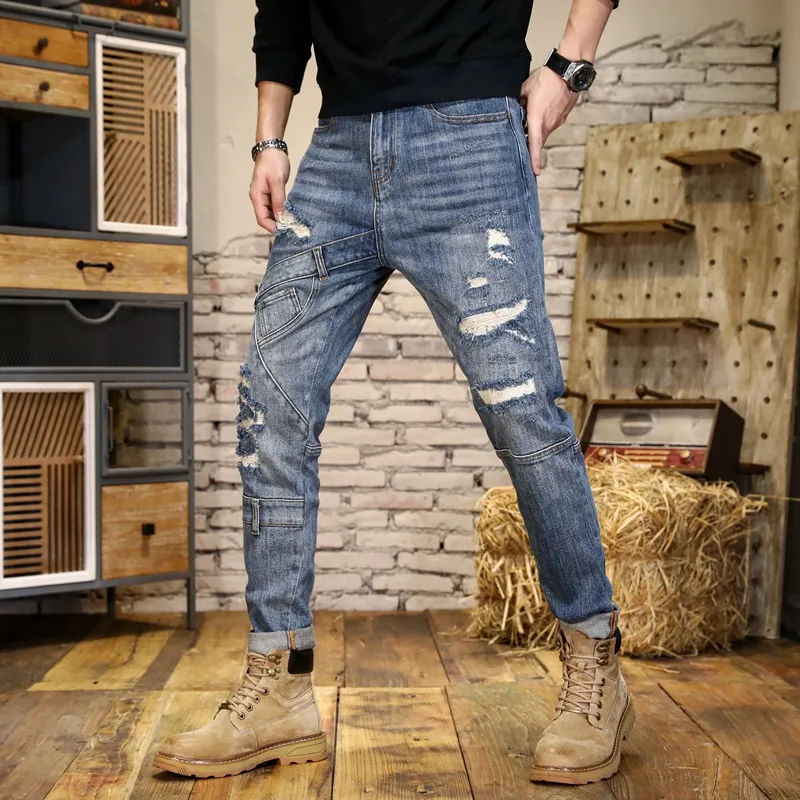 SANTASTIC Jeans Men Blue-5