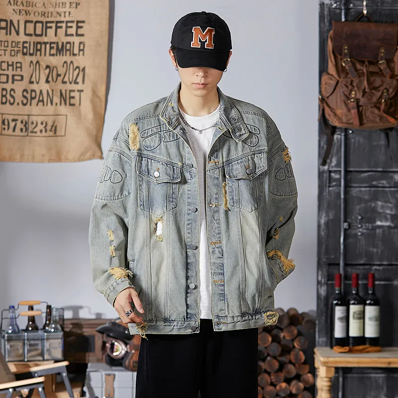 SANTASTIC Denim Jacket Unisex Yellow Mud Rely-4