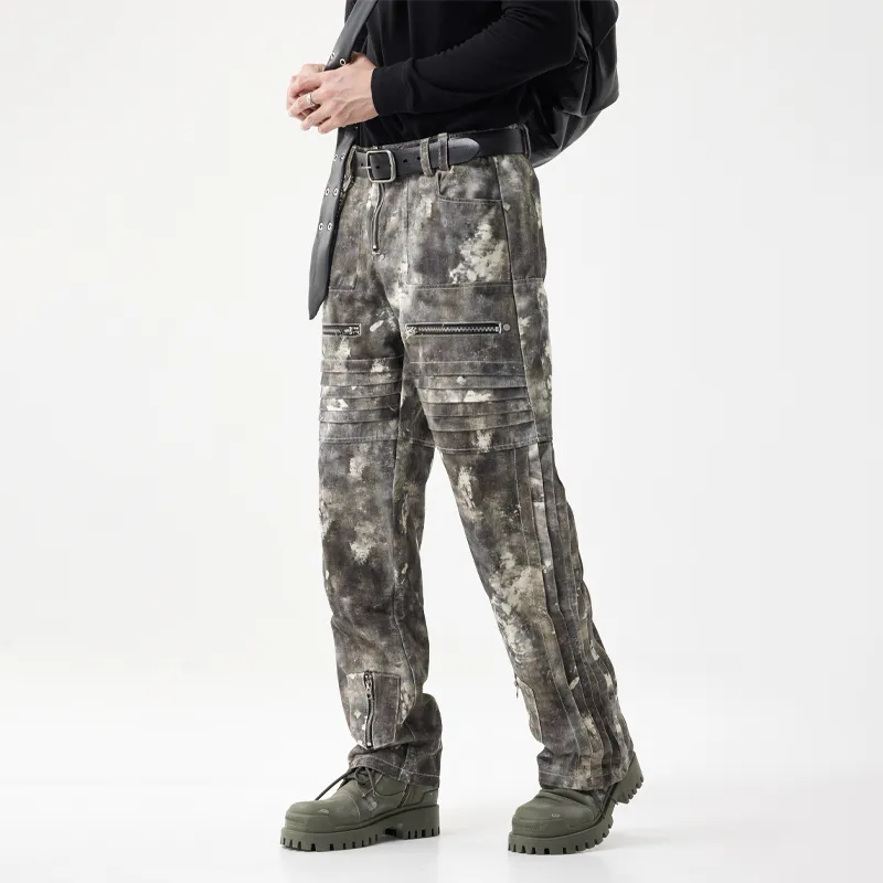 SANTASTIC Jeans Men's Green Camouflage-3
