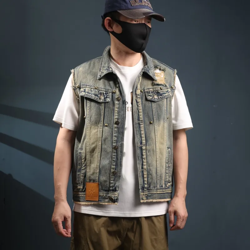 SANTASTIC Vests Men Vintage-2