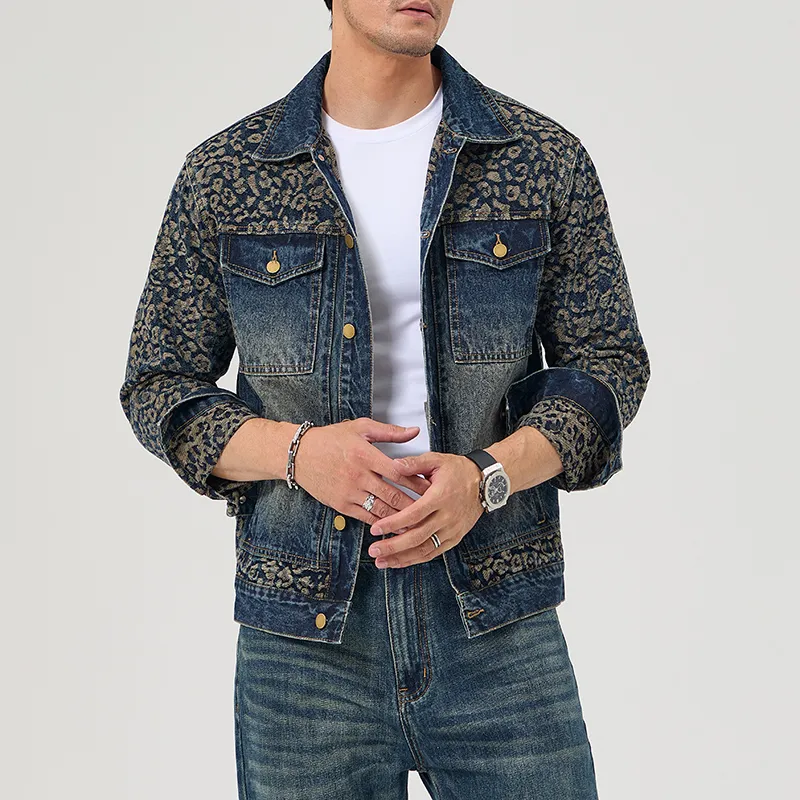 SANTASTIC Denim Jacket Men's Blue-2