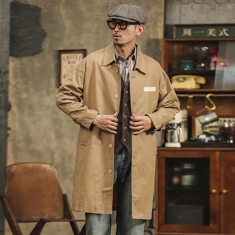 SANTASTIC Trench Coats Men-2