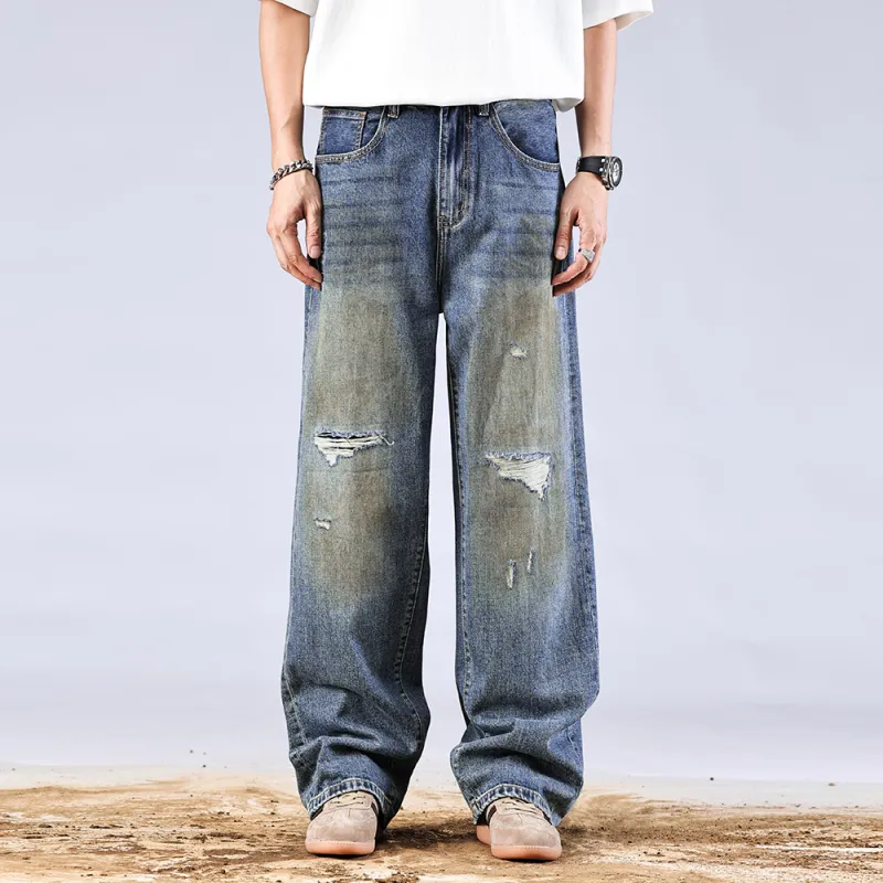 SANTASTIC Jeans Unisex Distressed Pants-2