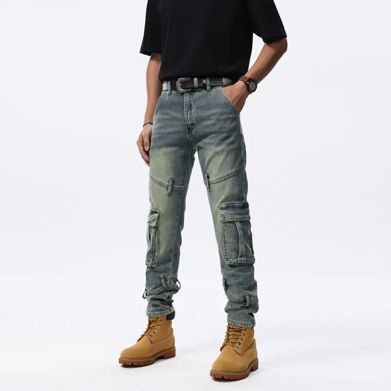 SANTASTIC Jeans Men's Vintage Blue-3