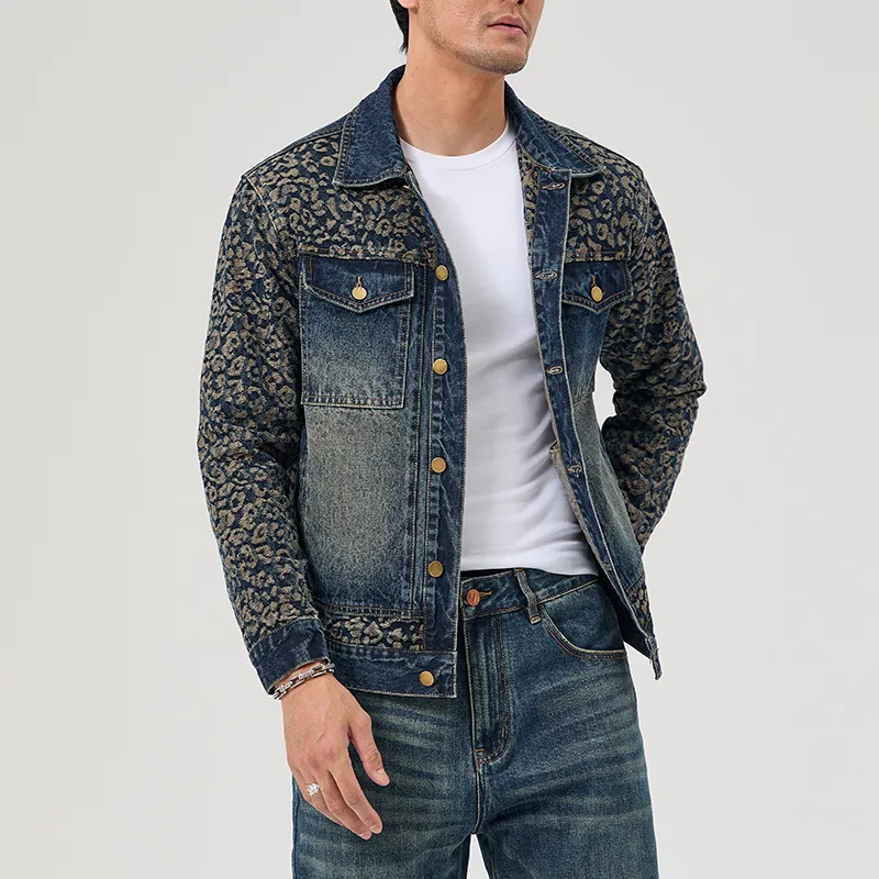 SANTASTIC Denim Jacket Men's Blue-5
