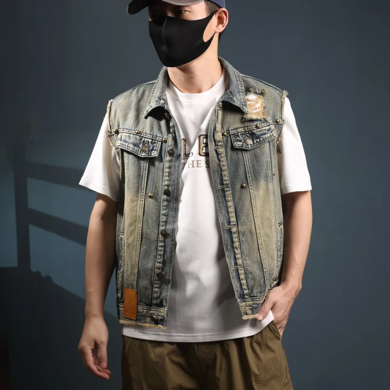 SANTASTIC Vests Men Vintage-3