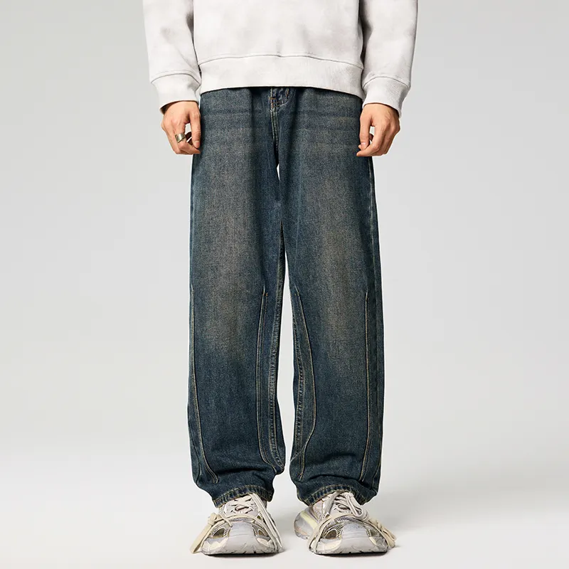 SANTASTIC Jeans Men's Vintage Blue-4
