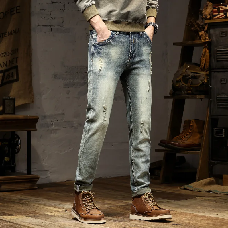SANTASTIC Jeans Men's Vintage Blue-6