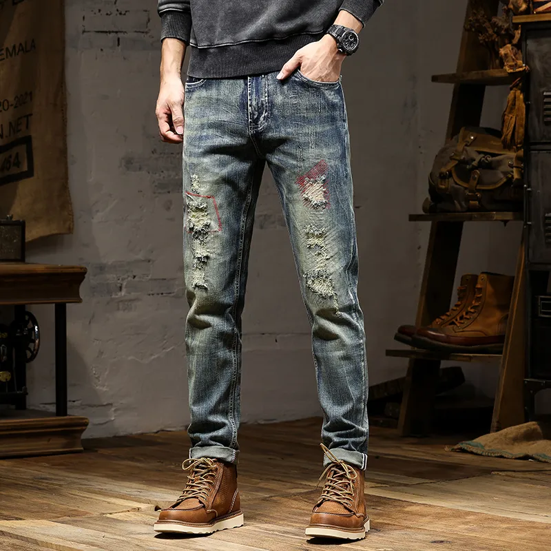 SANTASTIC Jeans Men's Vintage Blue-3