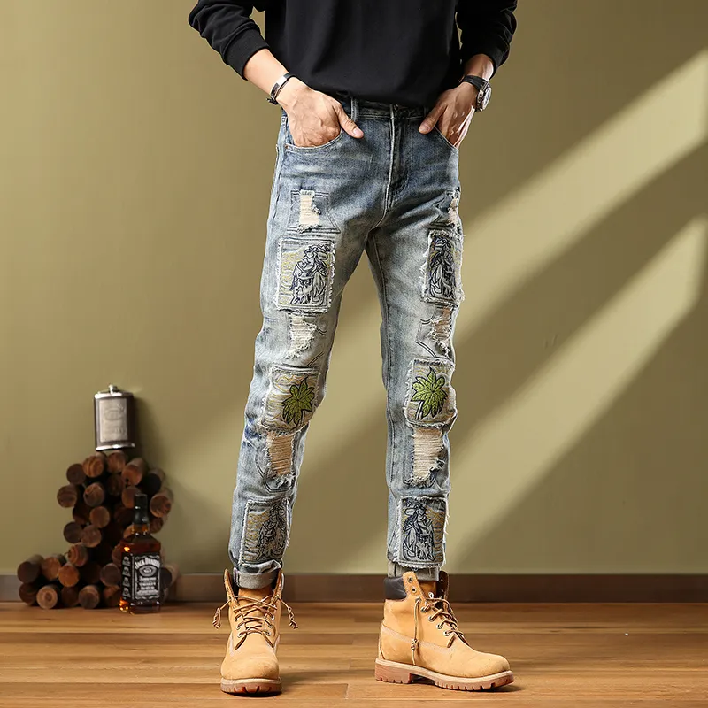 SANTASTIC Jeans Men Blue-5