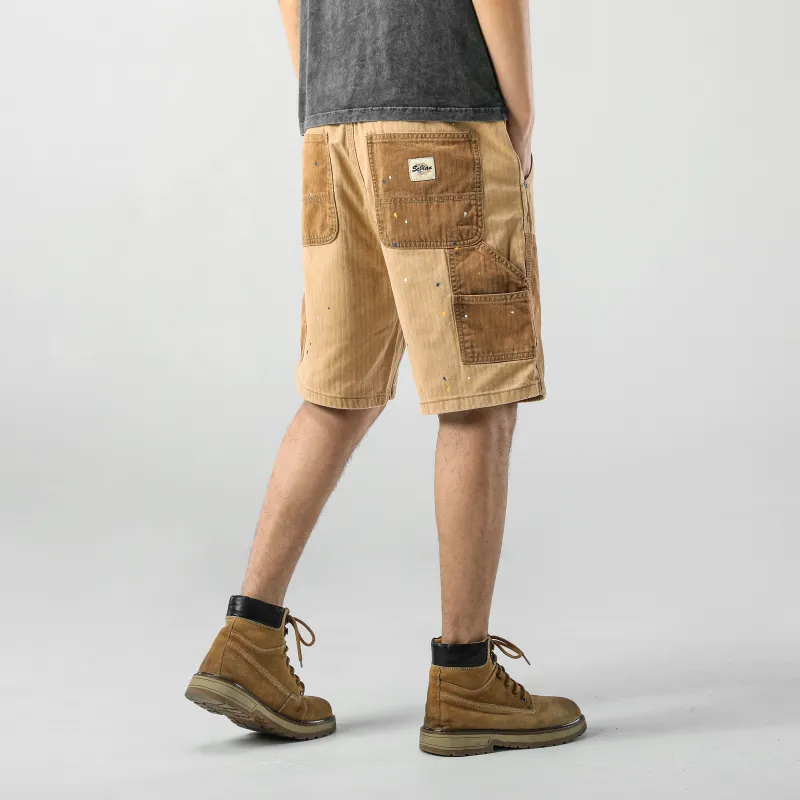 SANTASTIC Cargo Shorts Men Khaki-6