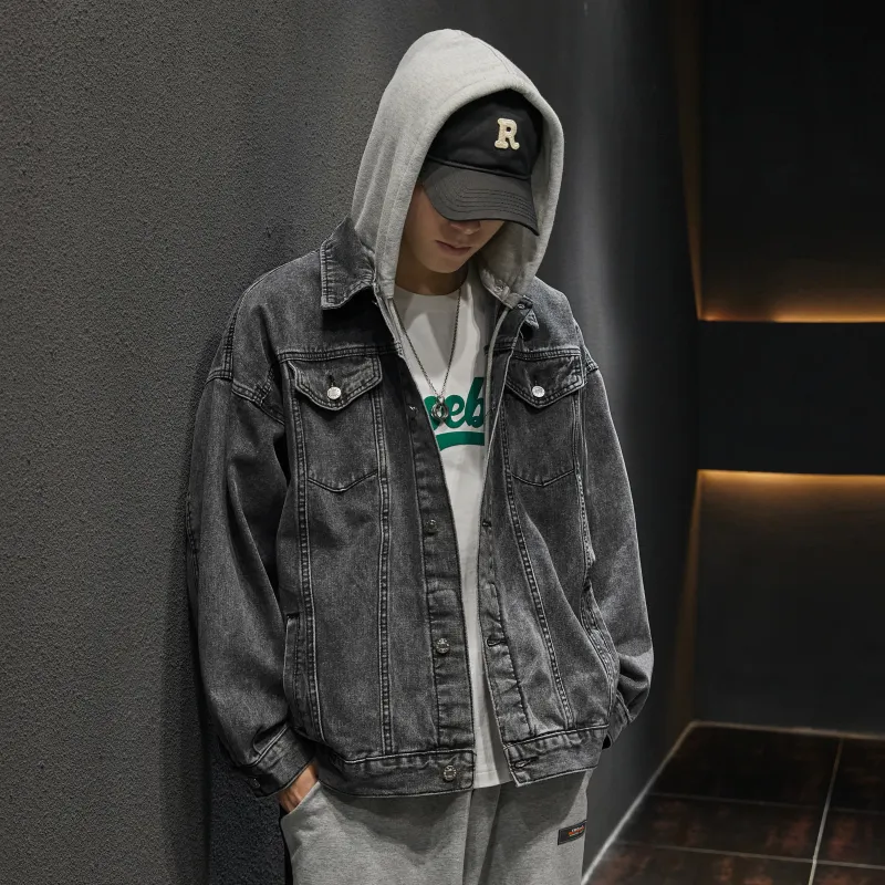 SANTASTIC Denim Jackets Men-12