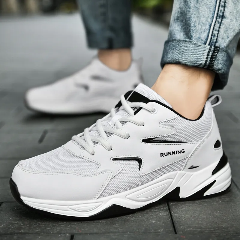 Kuding Anti-Slip And Wear-Resistant Breathable Low-Top Chunky Sneakers Men's-6