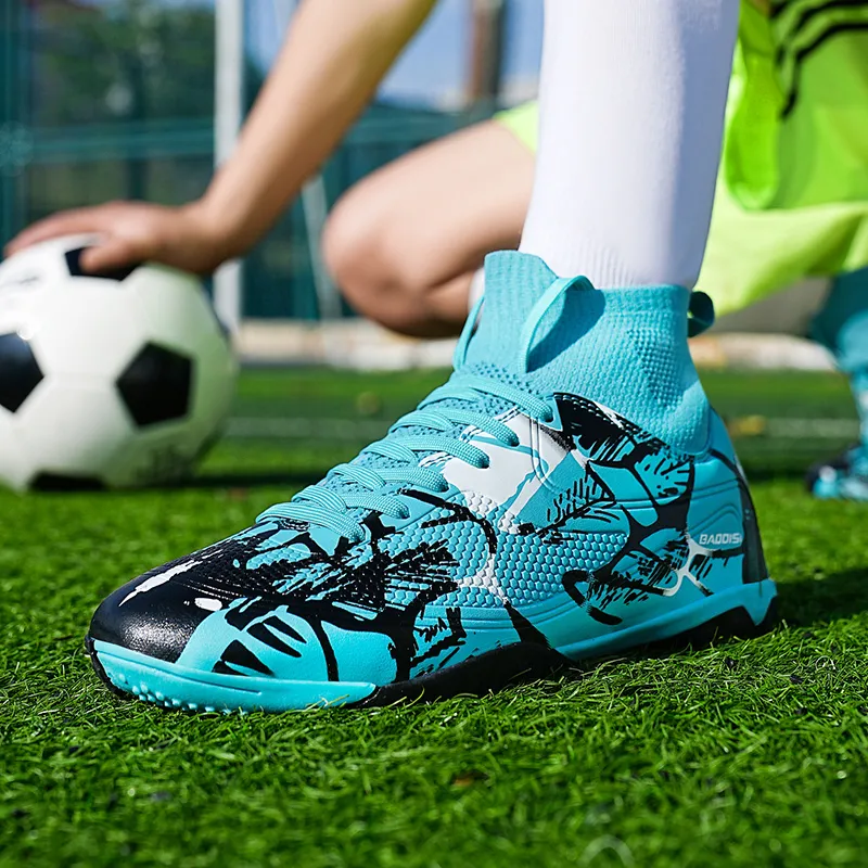 Kuding TF Rubber Broken Studs Cushioning Anti Slip Wear Resistant Coverage Impact Resistant Soccer Shoes Unisex-17