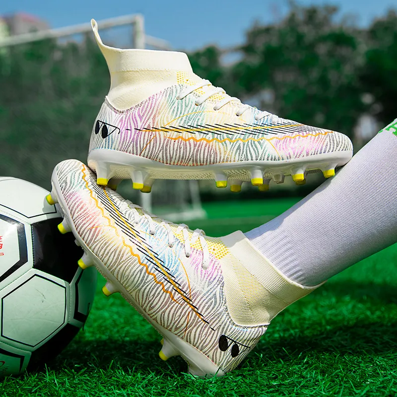 Kuding Cushioning Anti Slip And Wear Resistant Coverage Soccer Shoes Unisex-6