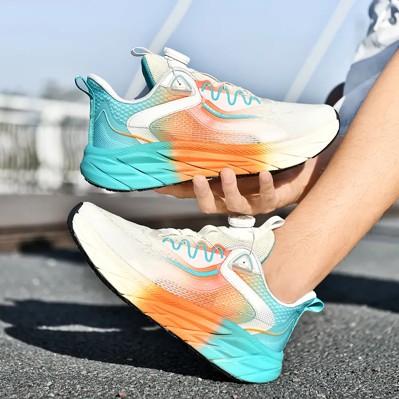 Kuding Durable Breathable Low-Top Running Shoes Unisex-2