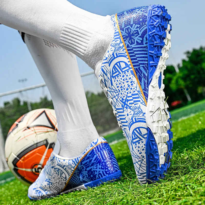 Kuding Soft Ground Firm Ground Anti Slip Wear Resistant Soccer Shoes Unisex-4