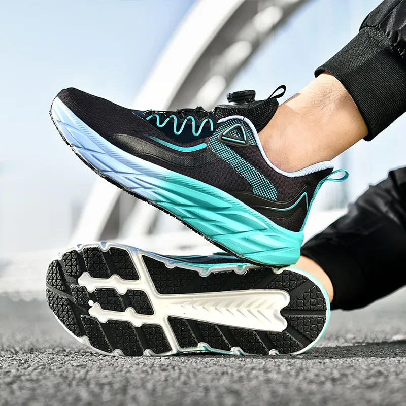 Kuding Durable Breathable Low-Top Running Shoes Unisex-12