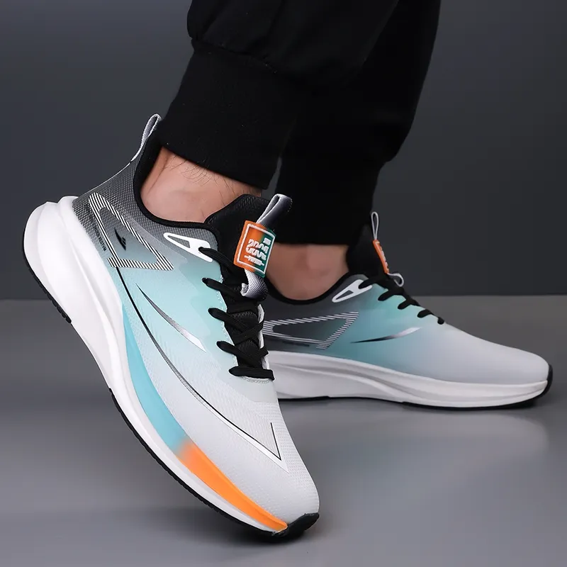Kuding Cushioned Anti-Slip And Wear-Resistant Lightweight Low-Top Casual Running Shoes Men's-4