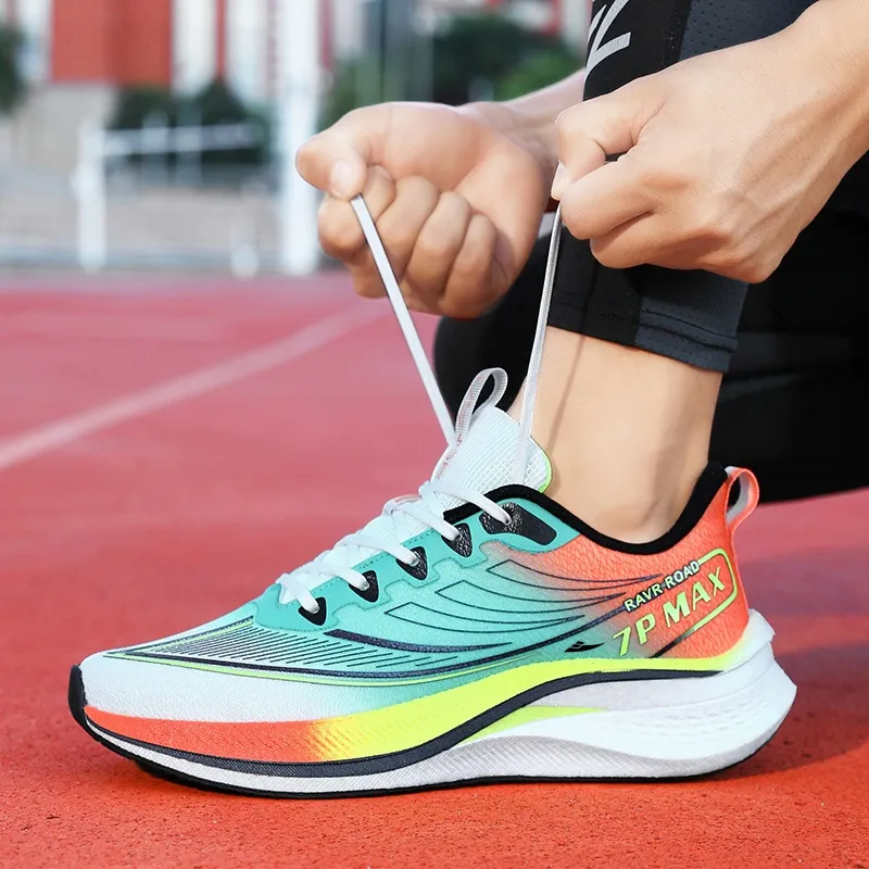 Kuding Cushioned Slip-Resistant Low-Top Casual Running Shoes Unisex-1