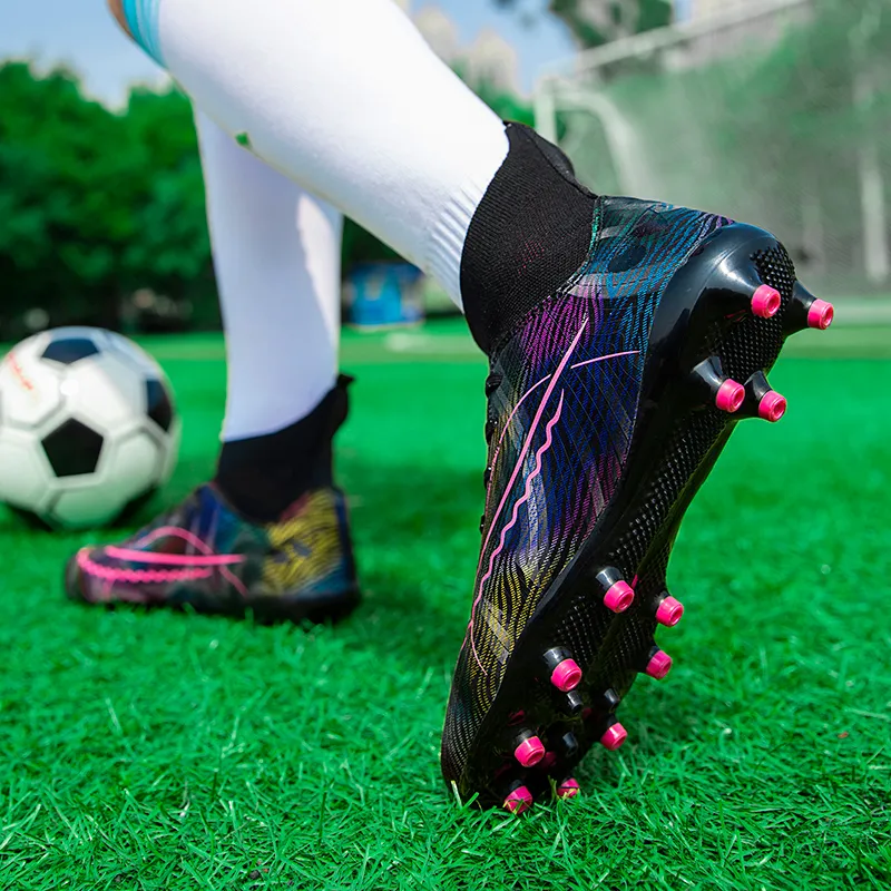 Kuding Cushioning Anti Slip And Wear Resistant Coverage Soccer Shoes Unisex-4
