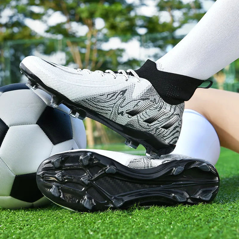 Kuding Cushioning Anti Slip And Wear Resistant Breathable Coverage Soccer Shoes Unisex-9