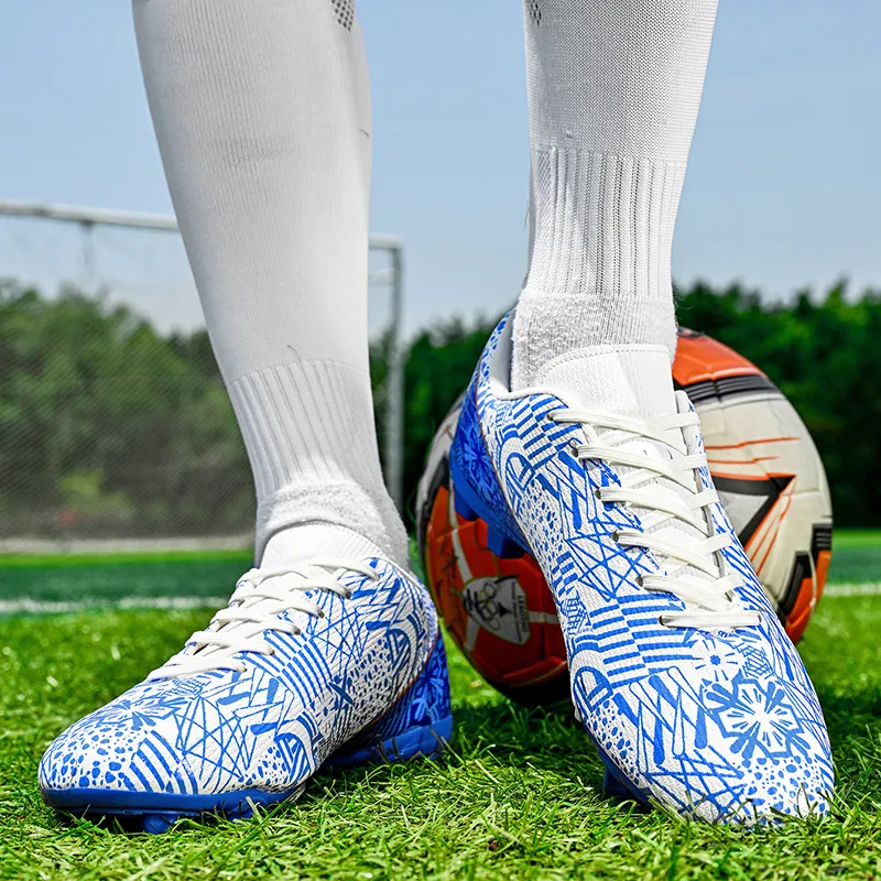Kuding Soft Ground Firm Ground Anti Slip Wear Resistant Soccer Shoes Unisex-27